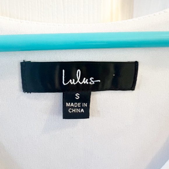 Lulus Small Shifting Dears Ivory White Long Sleeve Mini Dress - Picture 3 of 7